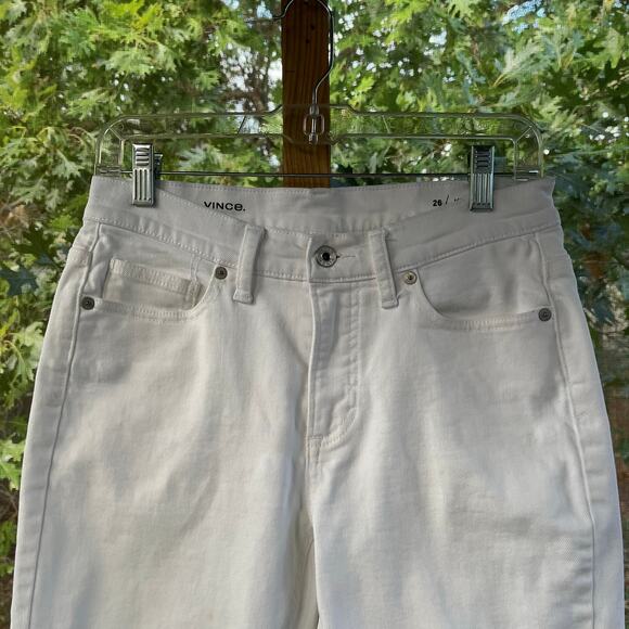 Vince Women's White Jeans Kick Boot Size 26 - Picture 3 of 9